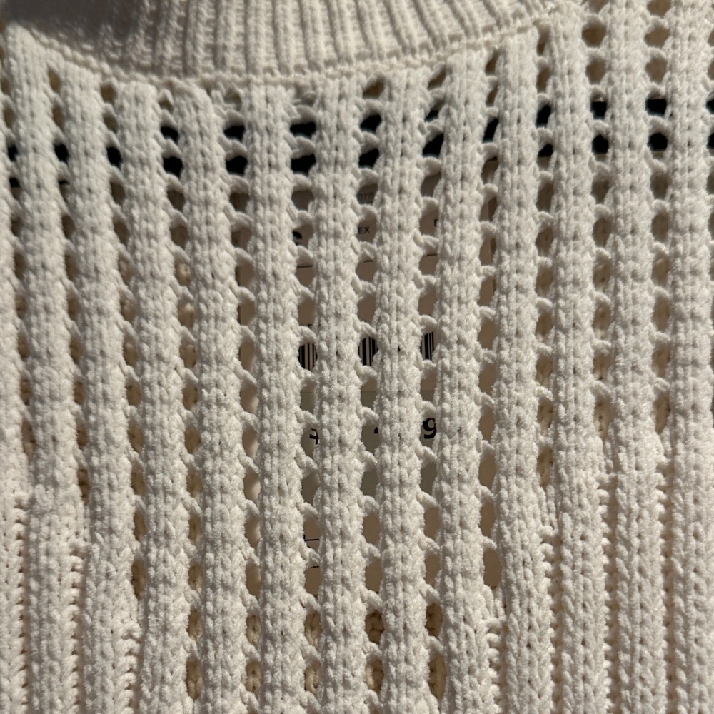 Zara Cream Knit Maxi Dress - Picture 8 of 9